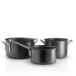 Eva Solo Grydesæt|Gryder^Black line grydesæt - 3 dele - keramisk Slip-Let®
