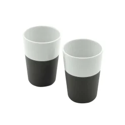 Eva Solo Kopper^Café Latte-krus - 2 stk - Carbon black