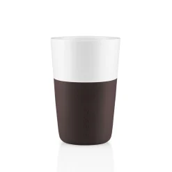 Eva Solo Kopper^Café Latte-krus - 2 stk - Chocolate