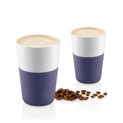 Eva Solo Kopper^Cafe Latte-krus - 2 stk - Violet blue