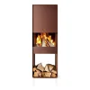 Eva Solo Ildsteder & Grills^Firebox havepejs - 125 cm - Corten stål