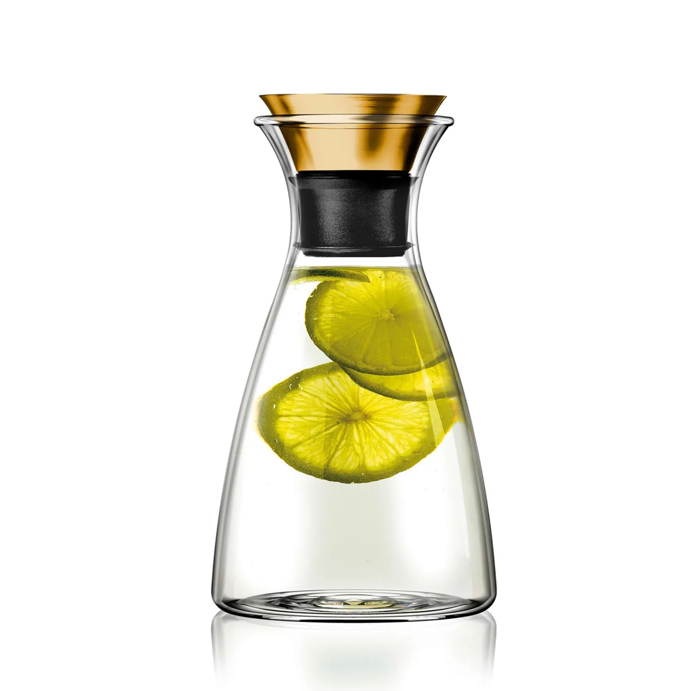 Eva Solo Karafler^Karaffel med messingkrave - 1 liter