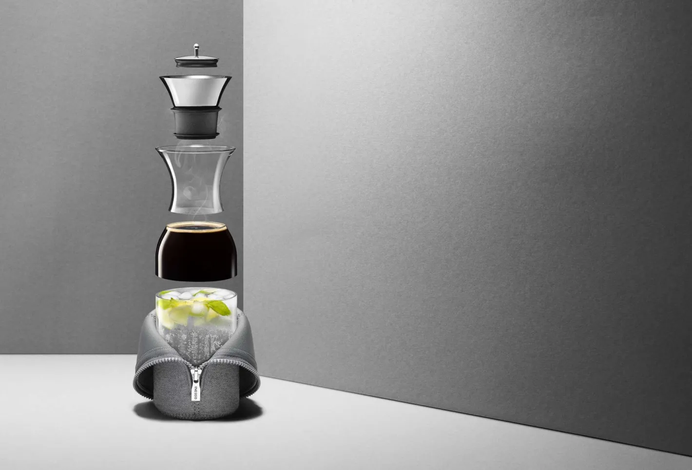 Eva Solo Karafler^Køleskabskaraffel - 1 liter - Dark grey