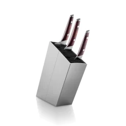 Eva Solo Knivblokke^Knivblok - Skrå aluminium - Fleksibel opbevaring |