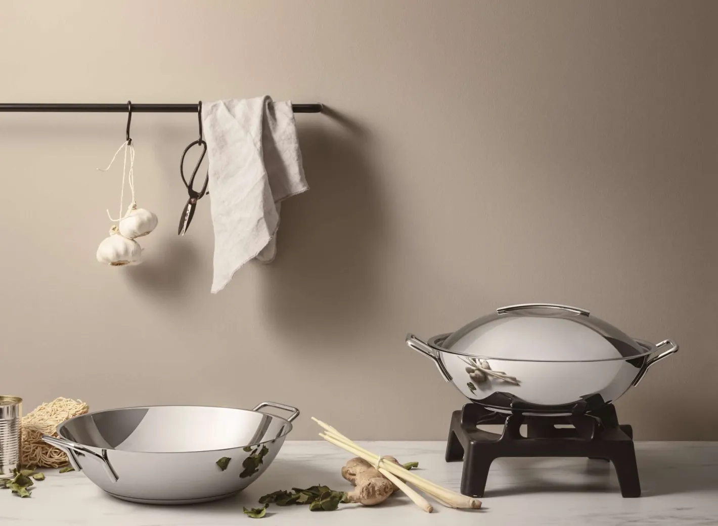 Eva Solo Grydelåg^Kuppellåg 32 cm Rustfrit stål