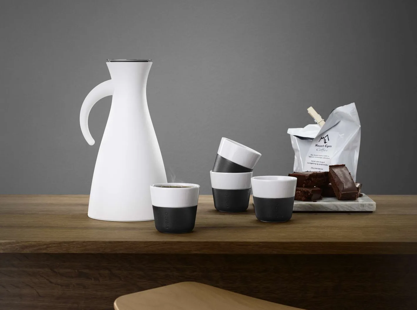 Eva Solo Kopper^Lungo-krus - 2 stk - Carbon black