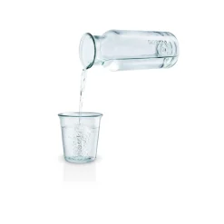 Eva Solo Karafler^Recycled glaskaraffel - 1 liter - med korkprop