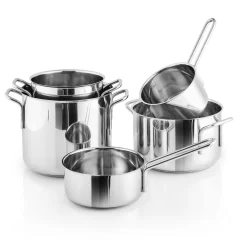 Eva Solo Gryder|Grydesæt^Stainless Steel Grydesæt 5 stk. 1,1 l 1,3 l 2,2 l 3,6 l 4,8 l