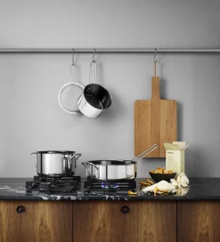 Eva Solo Kasseroller^Stainless steel kasserolle - 1,8 liter - keramisk Slip-Let®