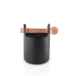 Eva Solo Oprydning & Organisering|Opbevaring^Toolbox opbevaringskrukke - 15 cm - med låg og ske, sort