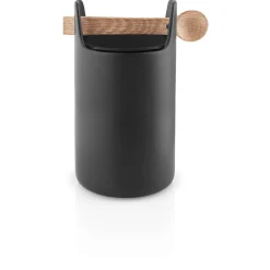 Eva Solo Oprydning & Organisering|Opbevaring^Toolbox opbevaringskrukke - 20 cm - med låg og ske, sort