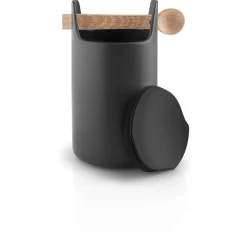 Eva Solo Oprydning & Organisering|Opbevaring^Toolbox opbevaringskrukke - 20 cm - med låg og ske, sort