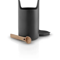 Eva Solo Oprydning & Organisering|Opbevaring^Toolbox opbevaringskrukke - 20 cm - med låg og ske, sort