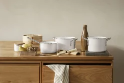 Eva Solo Gryder^White Line Gryde 3,8 l 20 cm keramisk Slip-Let® belægning