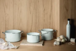Eva Solo Gryder^White Line Gryde 3,8 l 20 cm keramisk Slip-Let® belægning