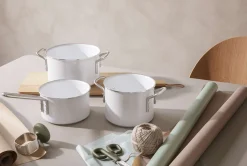 Eva Solo Kasseroller^White Line Kasserolle 1,1 l 13 cm keramisk Slip-Let® belægning
