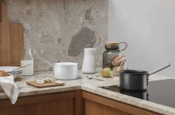 Eva Solo Kasseroller^White Line Kasserolle 1,1 l 13 cm keramisk Slip-Let® belægning
